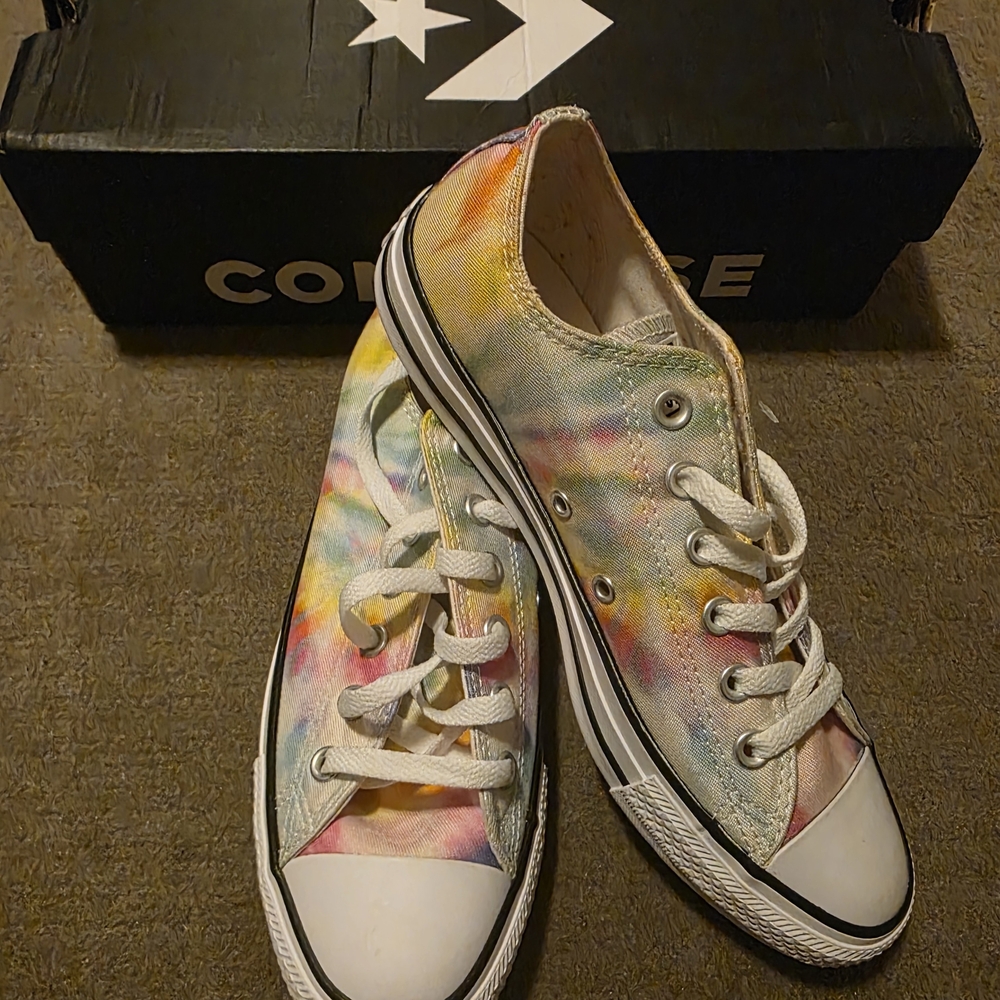 Converse Multicolor Tie-Dye Sneakers